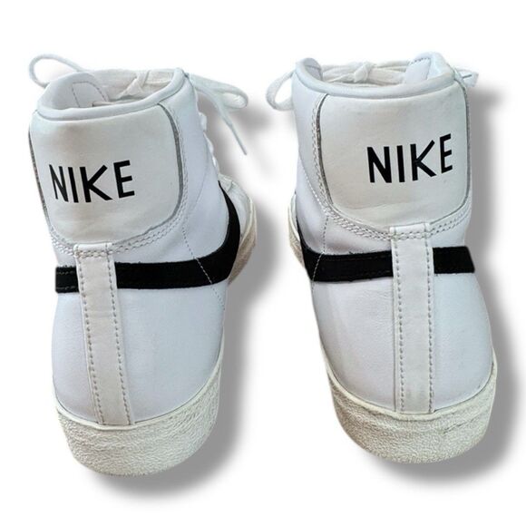 Nike Blazer Mid ‘77 Vintage White Black Sail Sneakers BQ6806-100 Men’s Size 13 - Picture 4 of 10